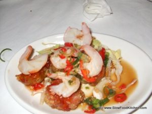 Stuffed bitter melon with prawns Stuffed bitter melon with prawns