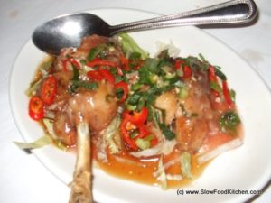 Chicken stuffed with sticky rice Chicken stuffed with sticky rice