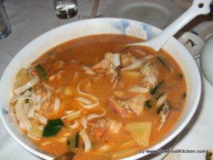 Crab soup noodles Crab soup noodles