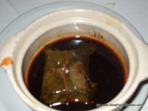 Braised pork in lotus leaf Braised pork in lotus leaf