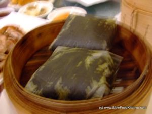 Glutinous Rice wrapped in Lotus Leaf