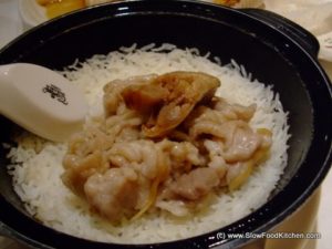 Salted Fish and Chicken Claypot Rice