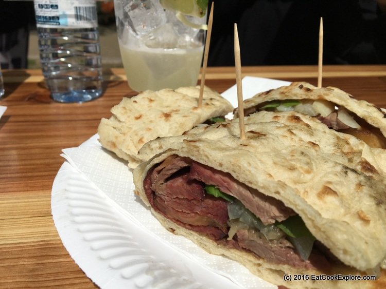 Comidafest Southbank -Smoked Picanha Sandwich by Smokey Locomotive