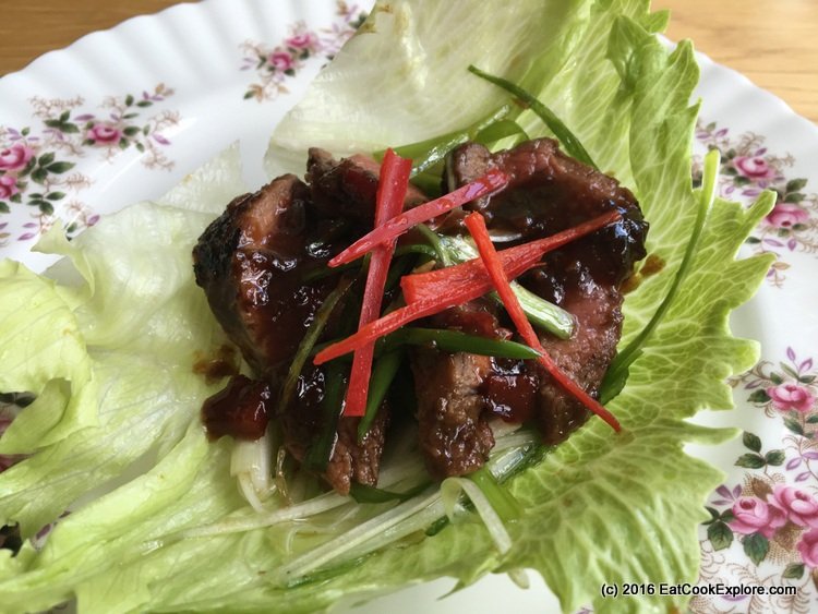 Korean BBQ Beef Lettuce wraps