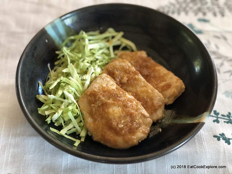 Japanese Ginger Pork shogayaki 