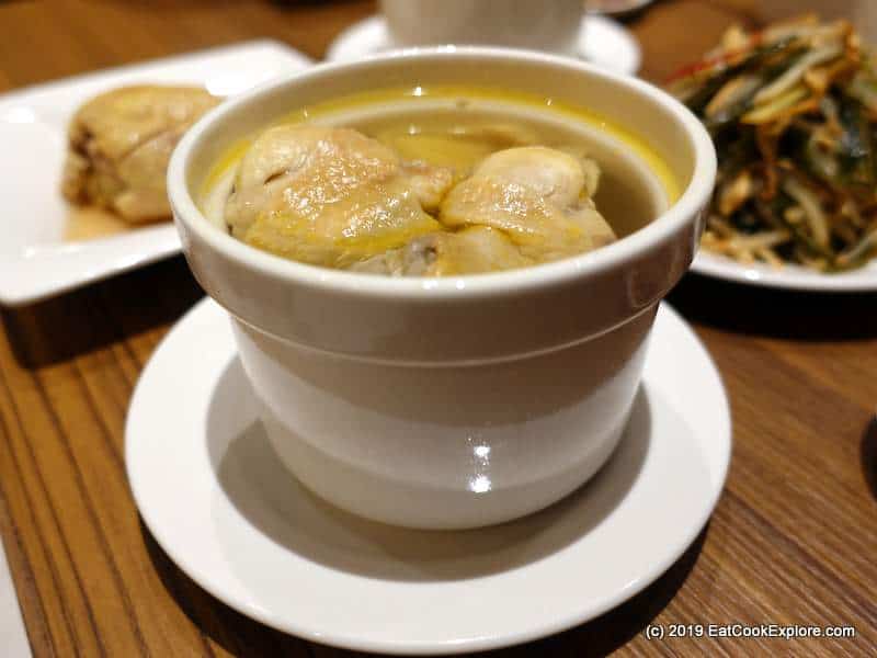Din Tai Fung London 6 hour steamed chicken soup