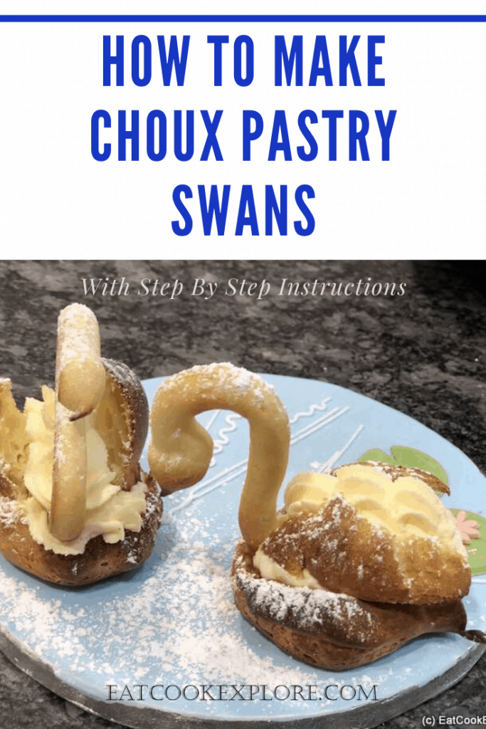 how to make choux pastry swans